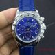 2017 Fake Rolex Daytona Mens Watch SS Blue Dial Blue Leather (2)_th.jpg